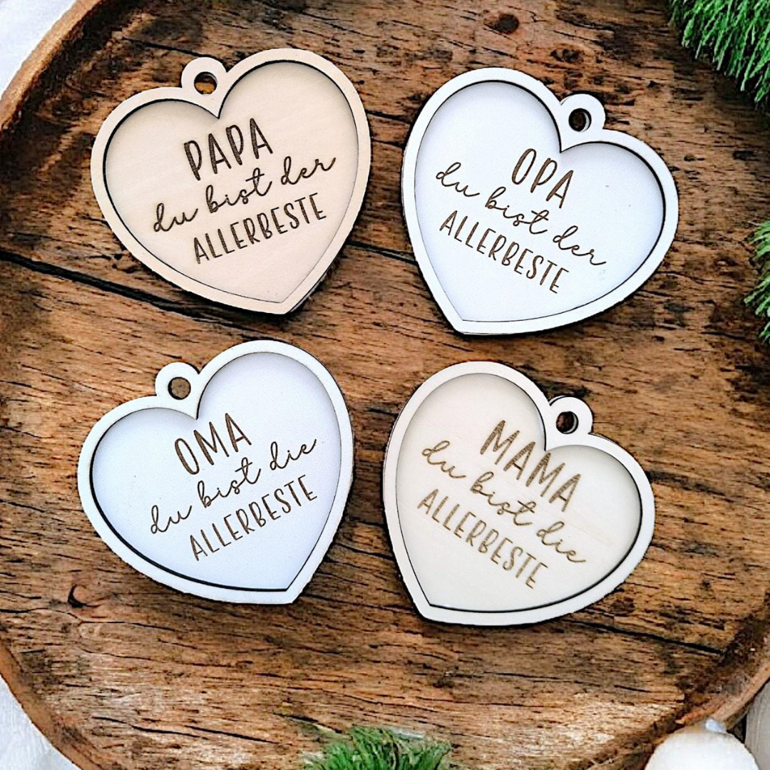 SVG Laser Datei Gravur Bundle Mama Papa Oma Opa Muttertag Vatertag Weihnachten Ostern Schlüsselanhänger Laserdatei Plotterdatei – Bild 3