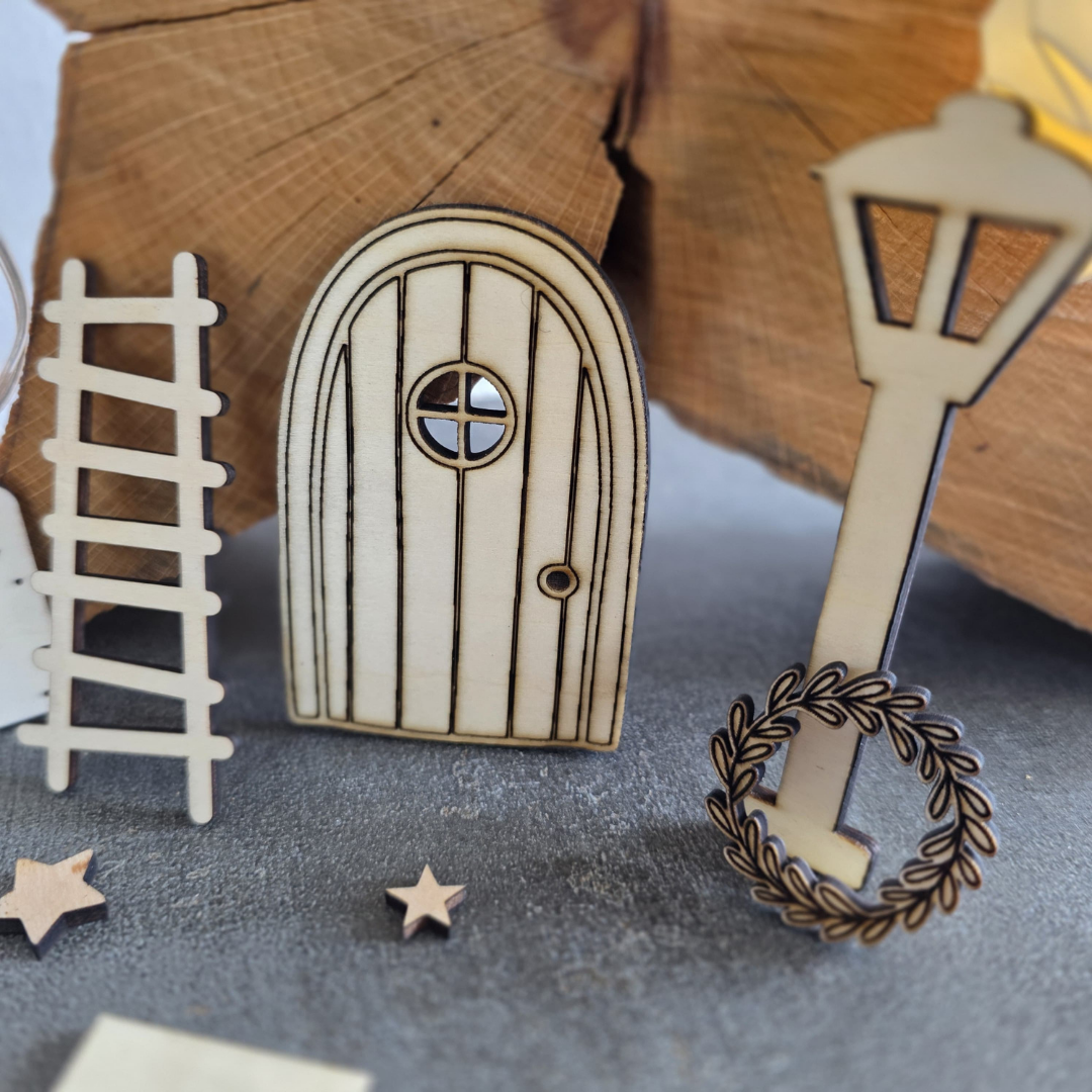 SVG Laserdatei Wichtelset Wichteltür Weihnachtswichtel Wichtelzubehör Weihnachten Kinder Wichtelzaun SVG Datei personalisierbar – Bild 14