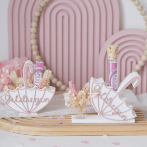 STL 3D Druck Datei 2er Set Geldregen Regenschirm für Geld, Gutscheine, Blumen Geldgeschenk Geburtstag Regenschirm 3D-Datei 3D-Druck Vorlage