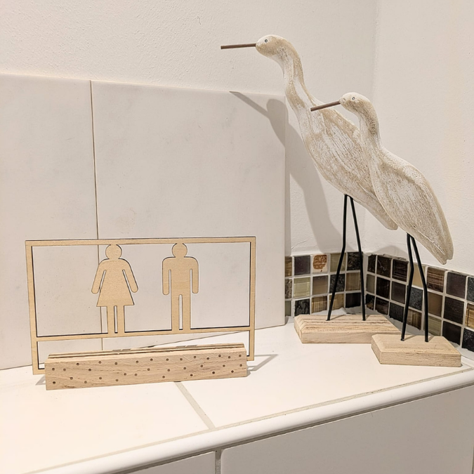 6 Designs SVG Laserdatei Klötzchenschrift Klötzchen Rahmen Gäste Wc Toilette Klo lustig nice butt shit happens SVG Datei nicht koksen humor – Bild 21