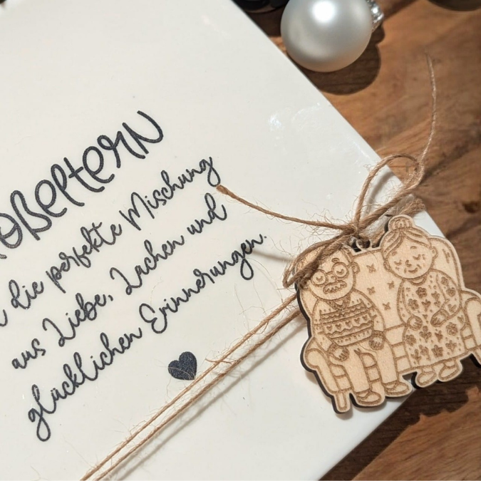 SVG Laser Datei Gravur Bundle Großeltern Oma Opa Muttertag Vatertag Weihnachten Ostern Schlüsselanhänger Laserdatei Plotterdatei – Bild 12