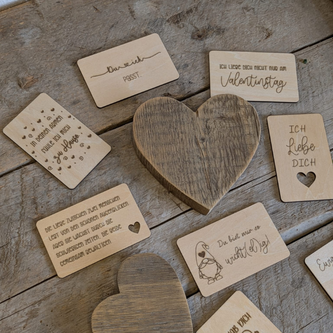 SVG Laserdatei Valentinstag 8 Designs Liebesbotschaften Karten für Portemonnaie Geldbeutel Visitenkarte Liebe Ti Amo Te Amo SVG Datei – Bild 5