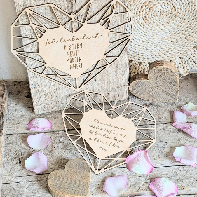 SVG Laserdatei Herz graphisch grafisch zum personalisieren mit Koordinaten oder Liebesbotschaft Liebe Valentinstag Freundin SVG Datei romant – Bild 5