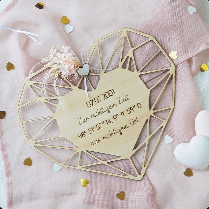 SVG Laserdatei Herz graphisch grafisch zum personalisieren mit Koordinaten oder Liebesbotschaft Liebe Valentinstag Freundin SVG Datei romant – Bild 6