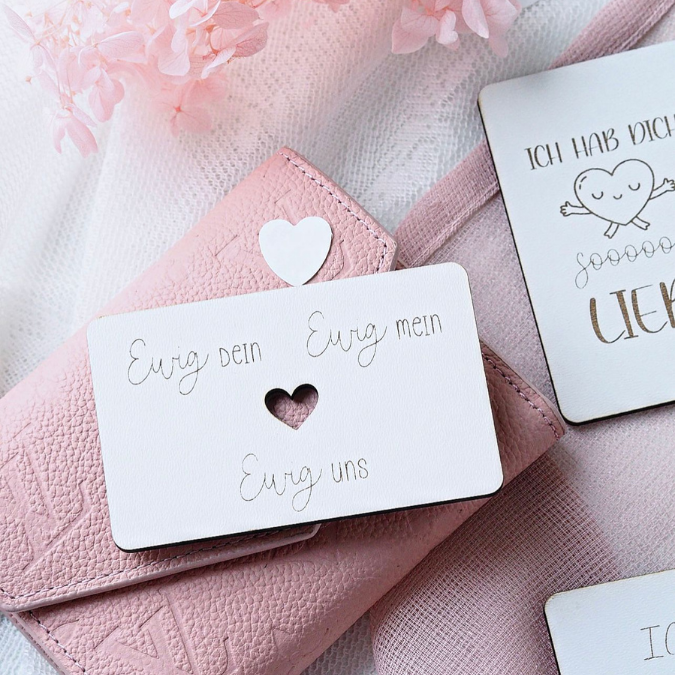 SVG Laserdatei Valentinstag 8 Designs Liebesbotschaften Karten für Portemonnaie Geldbeutel Visitenkarte Liebe Ti Amo Te Amo SVG Datei – Bild 16