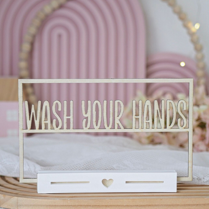 6 Designs SVG Laserdatei Klötzchenschrift Klötzchen Rahmen Gäste Wc Toilette Klo lustig nice butt shit happens SVG Datei nicht koksen humor – Bild 16