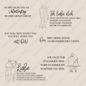 SVG Laser Datei Gravur Bundle Liebessprüche Liebesbotschaften Liebe Verliebt Valentinstag Paar romatisch Schlüsselanhänger Laserdatei