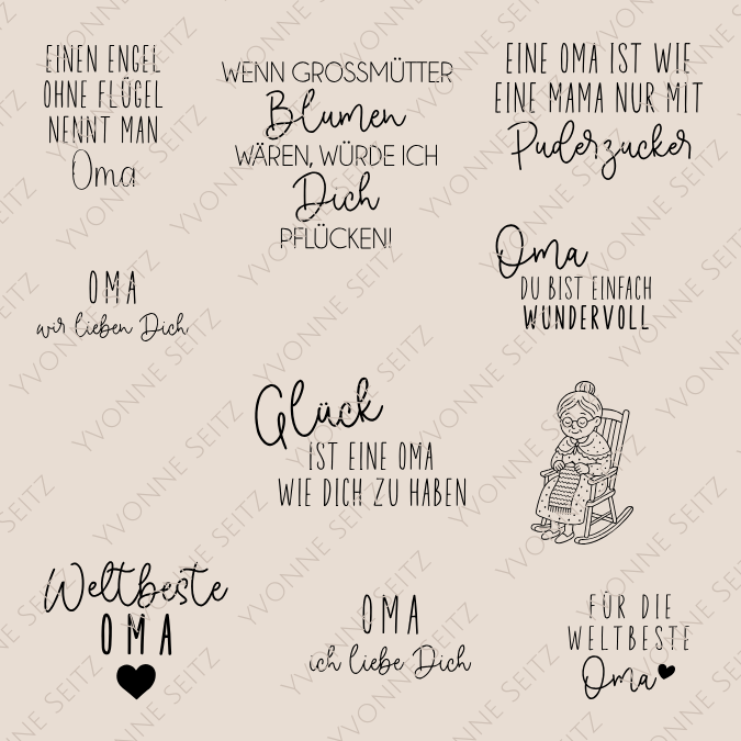 SVG Laser Datei Gravur Bundle Beste Oma Muttertag Omi Großmutter Weihnachten Ostern Schlüsselanhänger Laserdatei Plotterdatei Geschenk