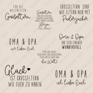 SVG Laser Datei Gravur Bundle Oma Opa Großeltern Omi Opi Muttertag Vatertag Weihnachten Ostern Schlüsselanhänger Laserdatei Plotterdatei