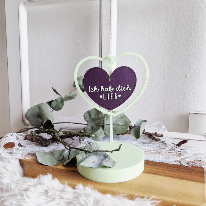STL 3D Druck Datei Aufhänger 9er Set HERZENSMENSCHEN Dekoscheiben Geschenkanhänger passend zum Ständer im Shop 3D-Druck Datei Mama Freundin – Bild 24