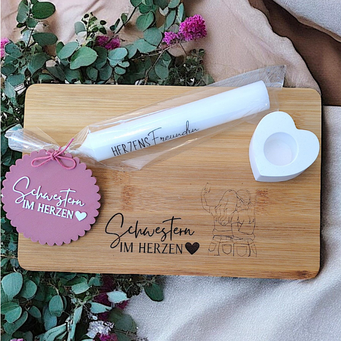 Freundschaft SVG Laser Datei Gravur Beste Freundin Seelenverwandte Bestie BFF Freundinnen Freundschaft Laserdatei Plotterdatei – Bild 2