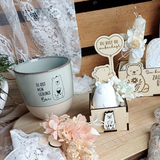 3mm und 4mm Bärenbox Geschenkbox für Kleinigkeiten Unentbärlich SVG Laser Datei Valentinstag Geschenkidee Zaubärhaft Freudschaft 2 Größen – Bild 19