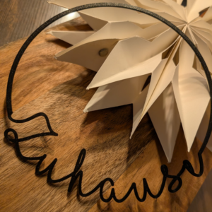 STL 3D Druck Datei Kranz Zuhause schlicht Geschenkanhänger Türdeko Hoop Loop Wanddeko 3D-Datei 3D-Druck Vorlage