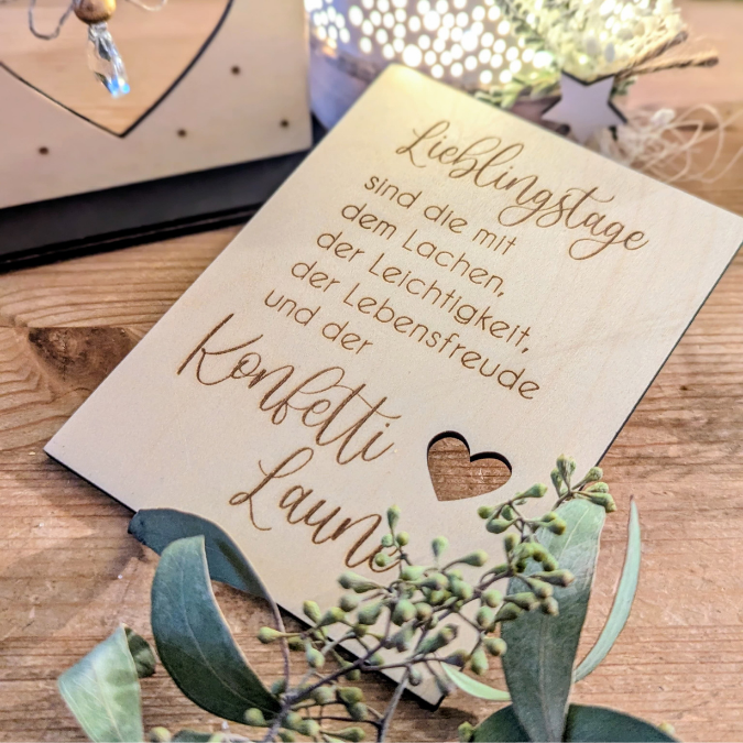 SVG Laserdatei 3er Aufsteller mit Botschaft Sonnenfänger 3mm 4mm Das Leben ist schön positiv Good vibes SVG-Datei Geschenkidee Affirmation – Bild 19