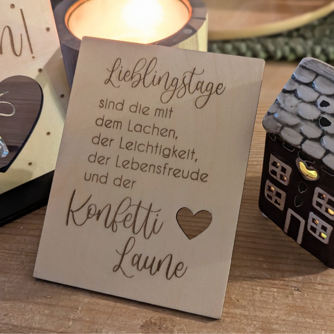 SVG Laserdatei 3er Aufsteller mit Botschaft Sonnenfänger 3mm 4mm Das Leben ist schön positiv Good vibes SVG-Datei Geschenkidee Affirmation – Bild 20