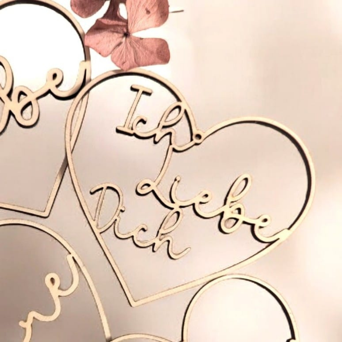 SVG Laserdatei 6 designs Herzkranz Herzkränze Liebe Geschenkidee Liebe Valentinstag Freundin SVG Datei romantisch Ehe Hochzeit Loop Wanddeko – Bild 8