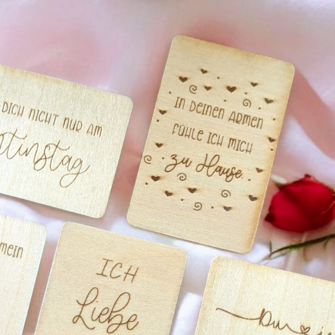 SVG Laserdatei Valentinstag 8 Designs Liebesbotschaften Karten für Portemonnaie Geldbeutel Visitenkarte Liebe Ti Amo Te Amo SVG Datei – Bild 31