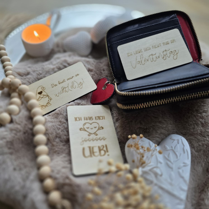 SVG Laserdatei Valentinstag 8 Designs Liebesbotschaften Karten für Portemonnaie Geldbeutel Visitenkarte Liebe Ti Amo Te Amo SVG Datei – Bild 25