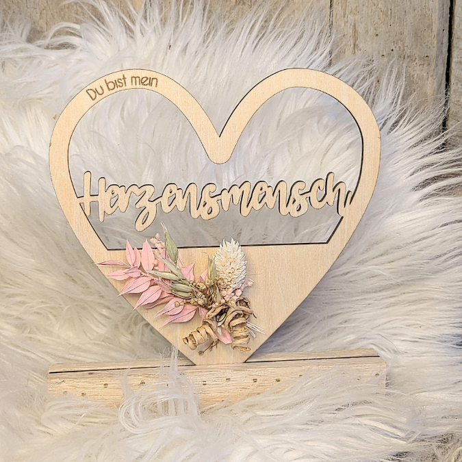 SVG Laserdatei Klötzchenschrift Herzensmensch Herz Aufsteller Liebe Valentinstag Freundin Mama Muttertag Klötzchendatei SVG Datei 3 Designs – Bild 25