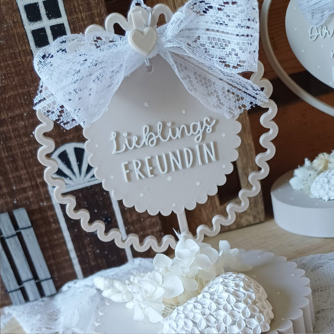 STL 3D Druck Datei Aufhänger 9er Set HERZENSMENSCHEN Dekoscheiben Geschenkanhänger passend zum Ständer im Shop 3D-Druck Datei Mama Freundin – Bild 8