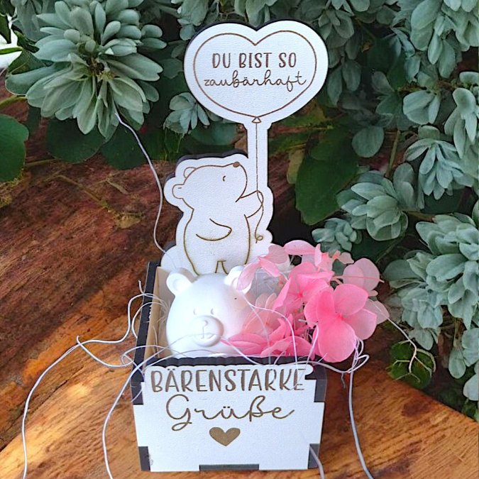 3mm und 4mm Bärenbox Geschenkbox für Kleinigkeiten Unentbärlich SVG Laser Datei Valentinstag Geschenkidee Zaubärhaft Freudschaft 2 Größen – Bild 6