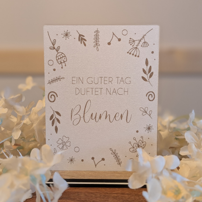 SVG Laserdatei 3er Aufsteller mit Botschaft Sonnenfänger 3mm 4mm Das Leben ist schön positiv Good vibes SVG-Datei Geschenkidee Affirmation – Bild 6