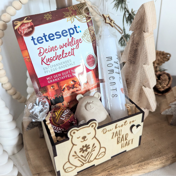 3mm und 4mm Bärenbox Geschenkbox für Kleinigkeiten Unentbärlich SVG Laser Datei Valentinstag Geschenkidee Zaubärhaft Freudschaft 2 Größen – Bild 28