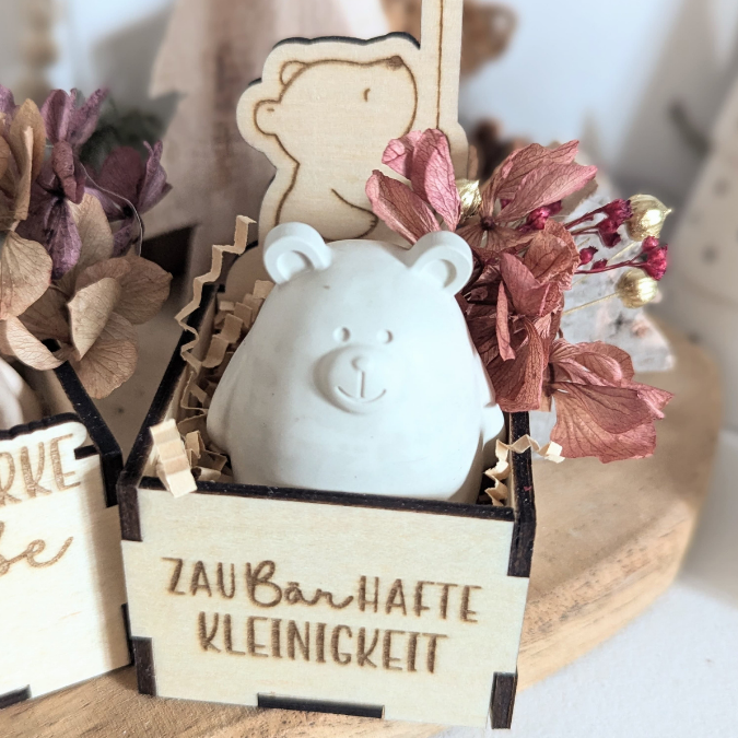 3mm und 4mm Bärenbox Geschenkbox für Kleinigkeiten Unentbärlich SVG Laser Datei Valentinstag Geschenkidee Zaubärhaft Freudschaft 2 Größen – Bild 30
