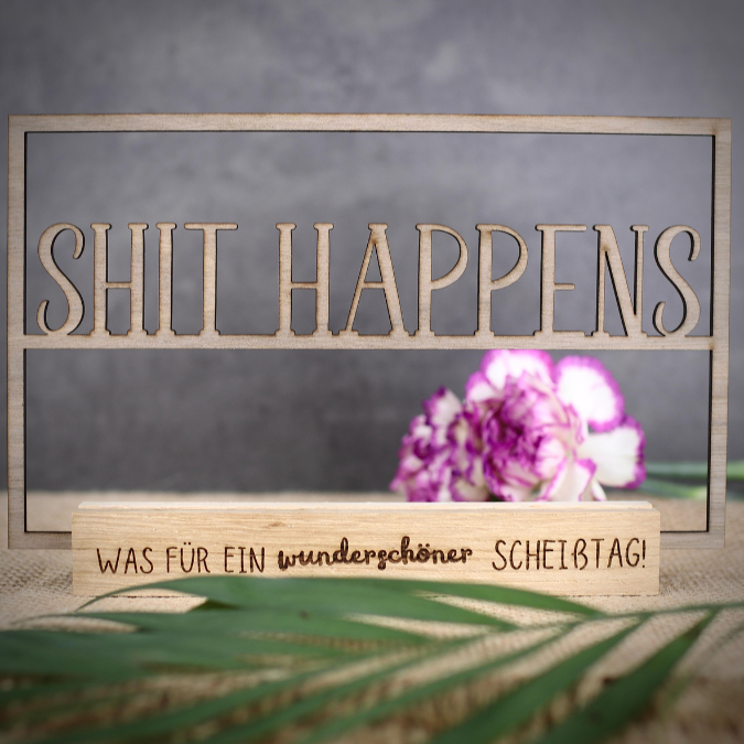 6 Designs SVG Laserdatei Klötzchenschrift Klötzchen Rahmen Gäste Wc Toilette Klo lustig nice butt shit happens SVG Datei nicht koksen humor – Bild 8