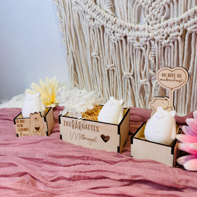 3mm und 4mm Bärenbox Geschenkbox für Kleinigkeiten Unentbärlich SVG Laser Datei Valentinstag Geschenkidee Zaubärhaft Freudschaft 2 Größen – Bild 8