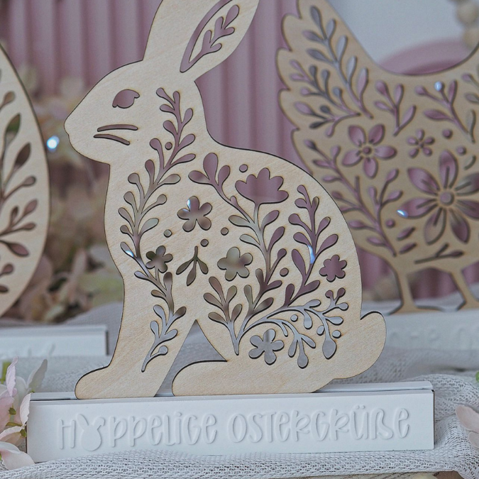 SVG Laserdatei Verschiedene Designs Osterklötzchenset Klötzchen Ei Hase Huhn Osterdeko für easy sticks Ostern SVG Datei Osterschriftzug – Bild 16