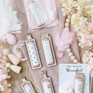 SVG Laserdatei 6 Designs Ostern Halter für Schokoriegel Merci Kinderriegel Yogurette als kleines Mitbringsel SVG Datei Osterschokolade