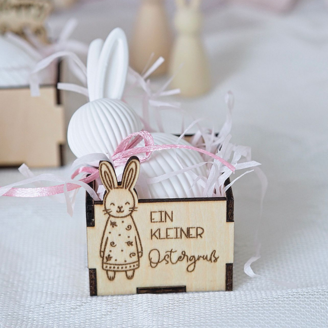 SVG Laserdatei Ostern Osterbox Geschenkbox 3mm 4mm Oster Verpackung für Kleinigkeiten SVG-Datei Osterhase Geldverpackung Küken Ostergeschenk – Bild 14