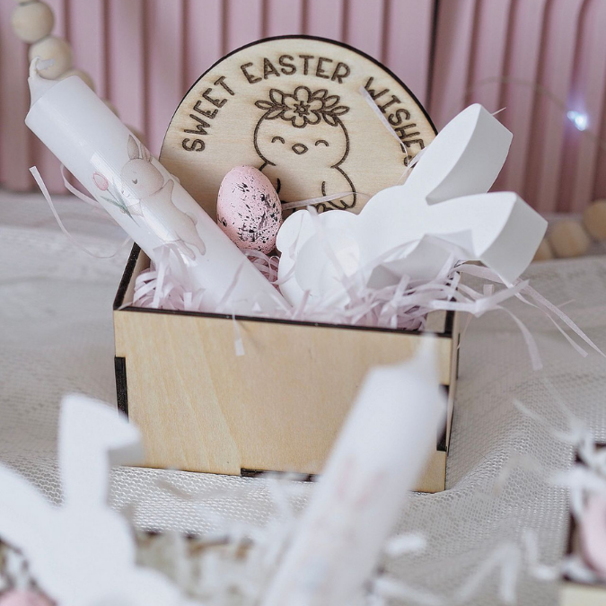 SVG Laserdatei Ostern Osterbox Geschenkbox 3mm 4mm Oster Verpackung für Kleinigkeiten SVG-Datei Osterhase Geldverpackung Küken Ostergeschenk – Bild 4