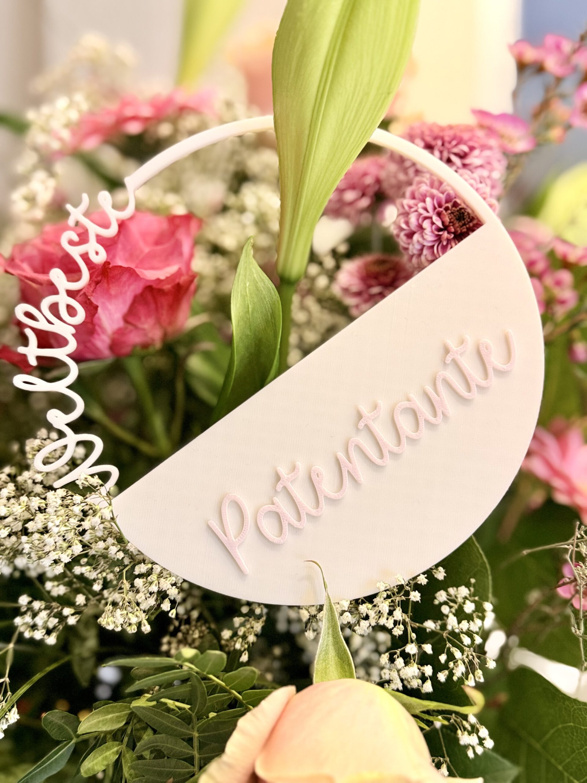 STL 3D Druck Datei Kränze 7 Designs Mama Oma Uroma Tante Patentante Schwester Freundin 3D-Datei 3D-Druck Vorlage Geschenkidee Kranz XXL-Set – Bild 4