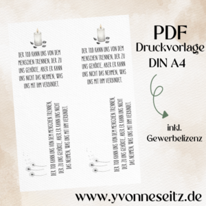 Postkarten Druckvorlage 2 Designs Trauer 3 Anteilnahme Abschied PDF Karte Geschenkkarte Printable Postkarte Stilvoll Beerdigung (Kopie) (Kopie)