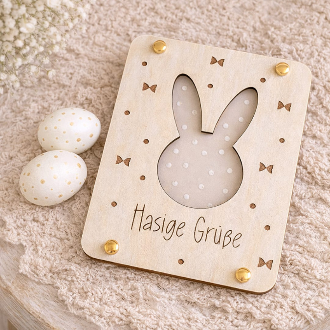 10 Designs SVG Laserdatei Ostern Geldgeschenk Verpackung für Geld Gutscheinkarten SVG-Datei Osterhase Geldverpackung Laser Ostergeld Hase – Bild 5