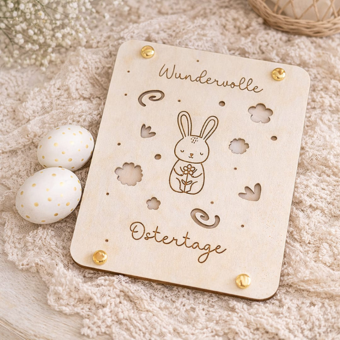 10 Designs SVG Laserdatei Ostern Geldgeschenk Verpackung für Geld Gutscheinkarten SVG-Datei Osterhase Geldverpackung Laser Ostergeld Hase – Bild 8