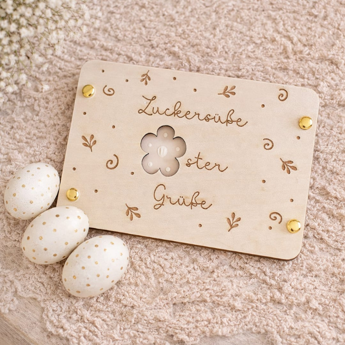 10 Designs SVG Laserdatei Ostern Geldgeschenk Verpackung für Geld Gutscheinkarten SVG-Datei Osterhase Geldverpackung Laser Ostergeld Hase – Bild 9