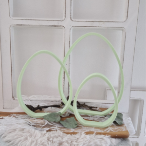 STL 3D Druck Datei 3er Set Eier zum stellen skalierbar Ostern 3D-Datei 3D-Druck Vorlage Ostermitbringsel Osterdeko schlicht minimalistisch