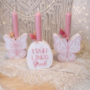 STL 3D Druck Datei Frühling 6er Set Schmetterlinge und Eier füllbar für Blumen Kerzen Reagenzglas Ostern 3D-Datei 3D-Druck Vorlage Osterdeko