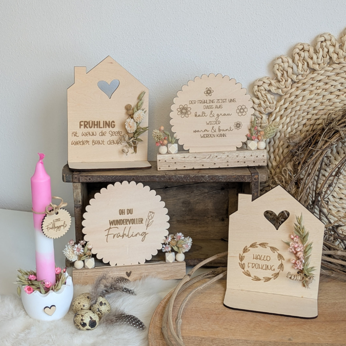 SVG Laser Datei Gravur Bundle Frühling Blumen Frühlingssprüche Quotes Laserdatei Plotterdatei Frühlingsdatei Frühlingskranz Frühlingsliebe – Bild 2