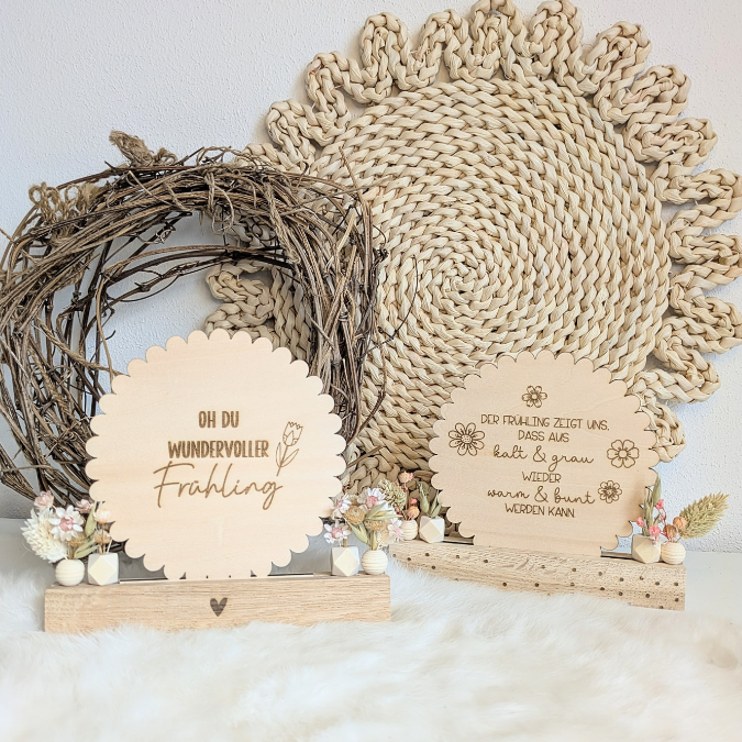 SVG Laser Datei Gravur Bundle Frühling Blumen Frühlingssprüche Quotes Laserdatei Plotterdatei Frühlingsdatei Frühlingskranz Frühlingsliebe – Bild 5