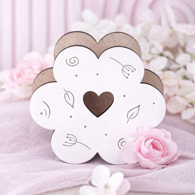 SVG Laserdatei 4 Designs Mini Blumen zum füllen mit Blumen, Geld oder Ballonlicht Frühling Blumenliebe Lichtdatei Leuchtdeko SVG-Datei – Bild 8