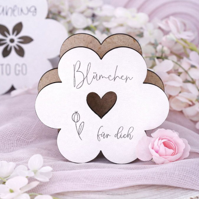 SVG Laserdatei 4 Designs Mini Blumen zum füllen mit Blumen, Geld oder Ballonlicht Frühling Blumenliebe Lichtdatei Leuchtdeko SVG-Datei – Bild 9