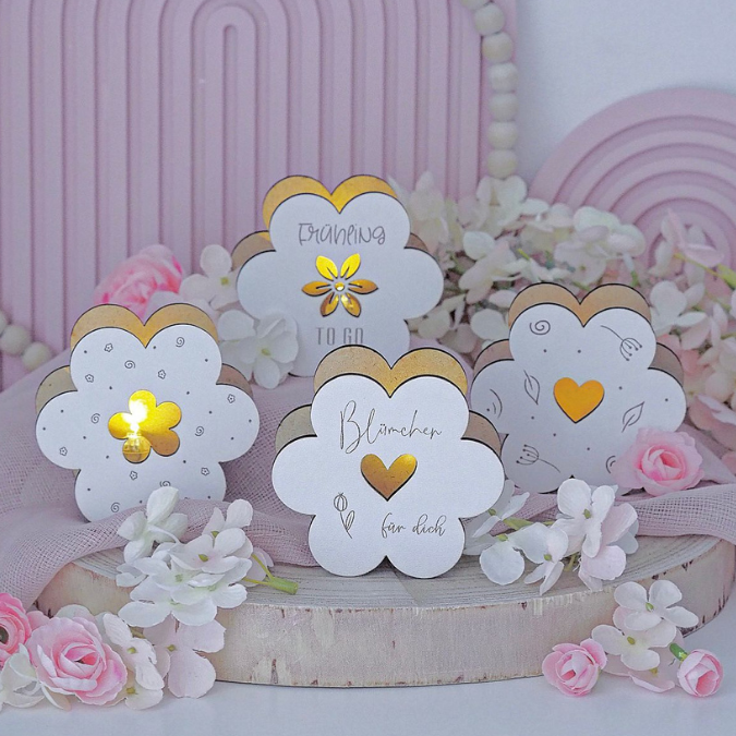 SVG Laserdatei 4 Designs Mini Blumen zum füllen mit Blumen, Geld oder Ballonlicht Frühling Blumenliebe Lichtdatei Leuchtdeko SVG-Datei – Bild 10