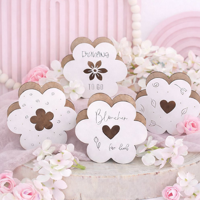 SVG Laserdatei 4 Designs Mini Blumen zum füllen mit Blumen, Geld oder Ballonlicht Frühling Blumenliebe Lichtdatei Leuchtdeko SVG-Datei – Bild 11