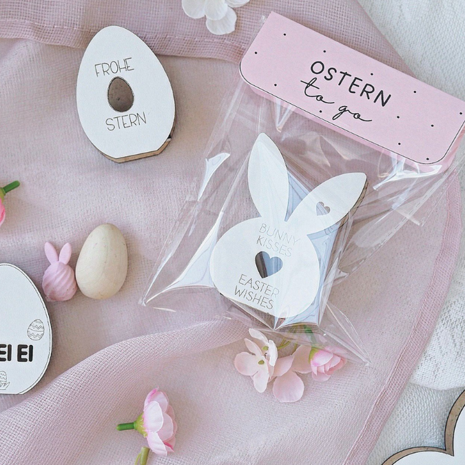 Tütenklappe Verschluss PRINT Druckvorlage PDF Verpackung für Kleinigkeiten - Ostern to go - Printable PDF Datei zum selber drucken – Bild 3