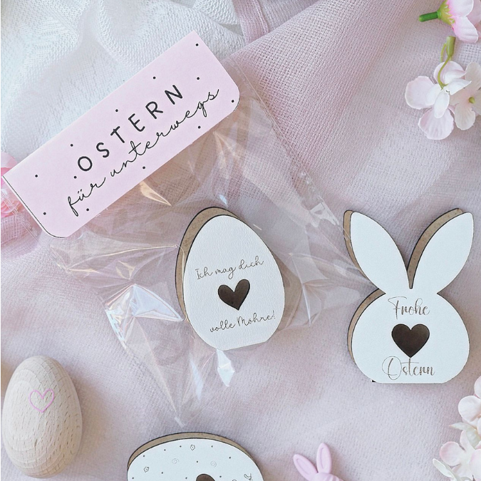 Tütenklappe Verschluss PRINT Druckvorlage PDF Verpackung für Kleinigkeiten - Ostern to go - Printable PDF Datei zum selber drucken – Bild 4