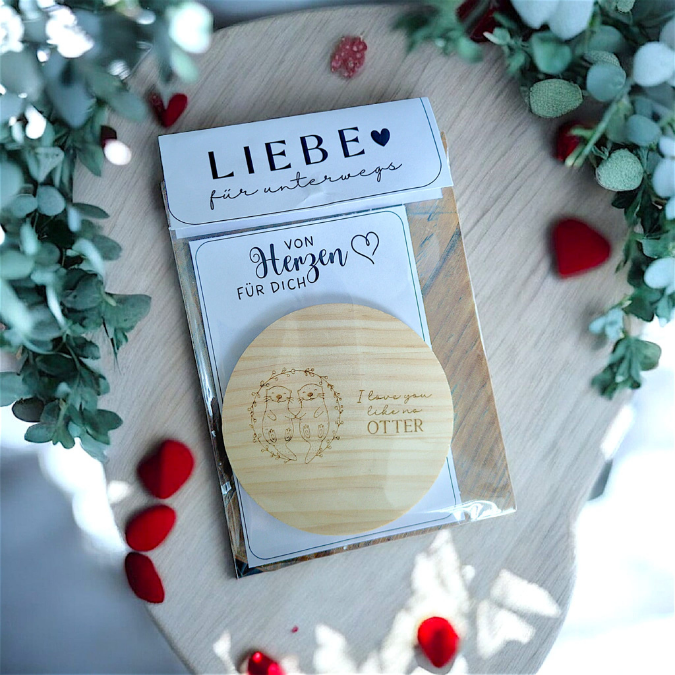 Tütenklappe Verschluss PRINT Druckvorlage PDF Verpackung für Kleinigkeiten - Liebe to go - Printable PDF Datei zum selber drucken – Bild 2